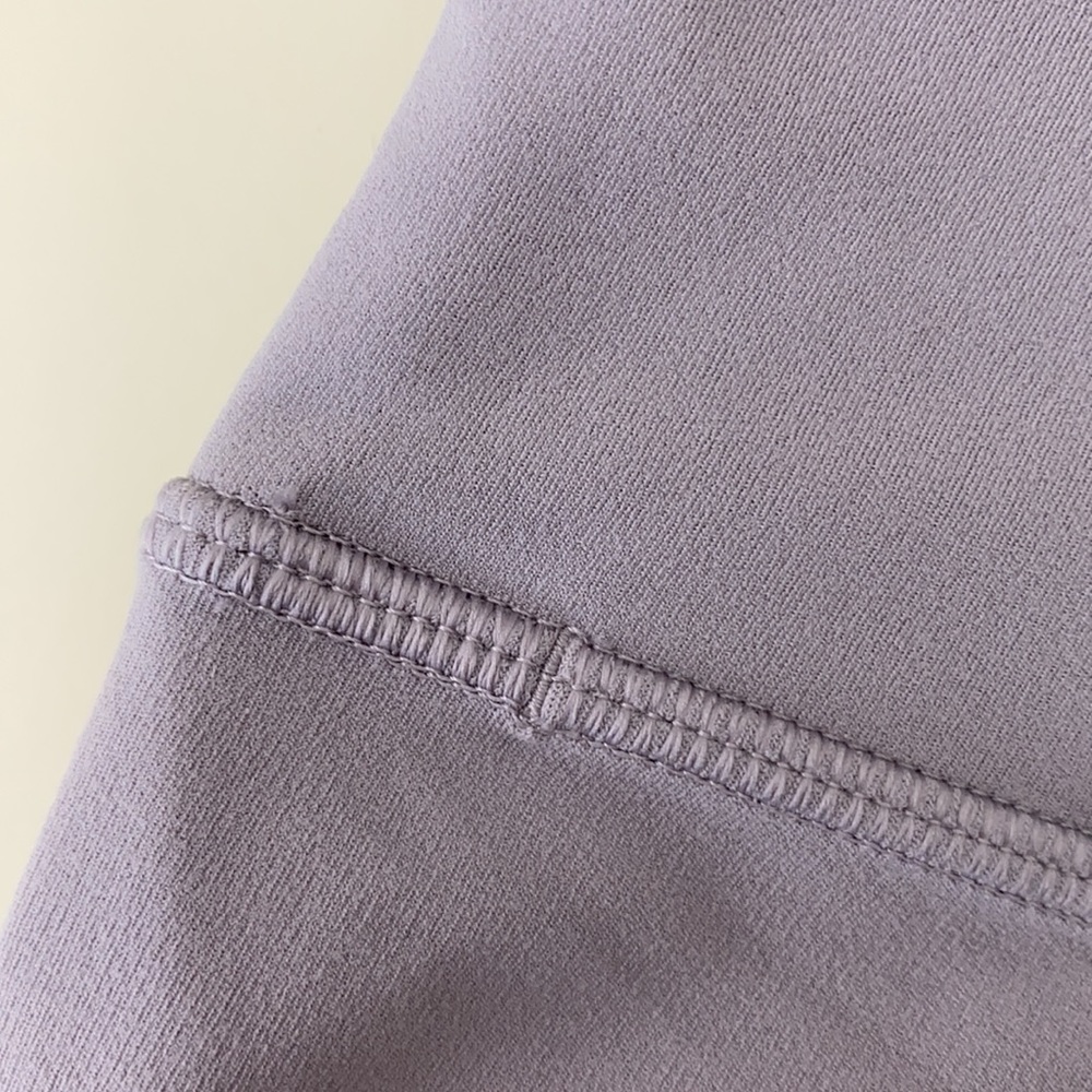 ATHLETA | Elation Asymmetrical 7/8 Tight in Powervita Colorblock Lilac Stone •XS - Picture 13 of 15